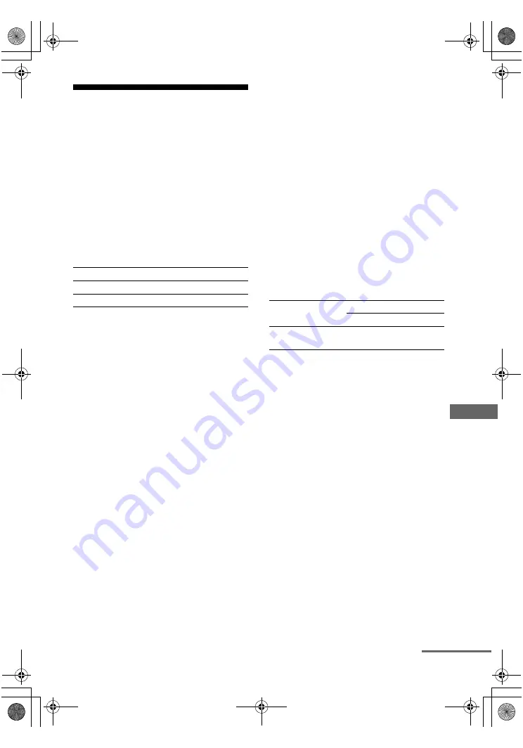 Sony STR-DG700 Operating Instructions Manual Download Page 81