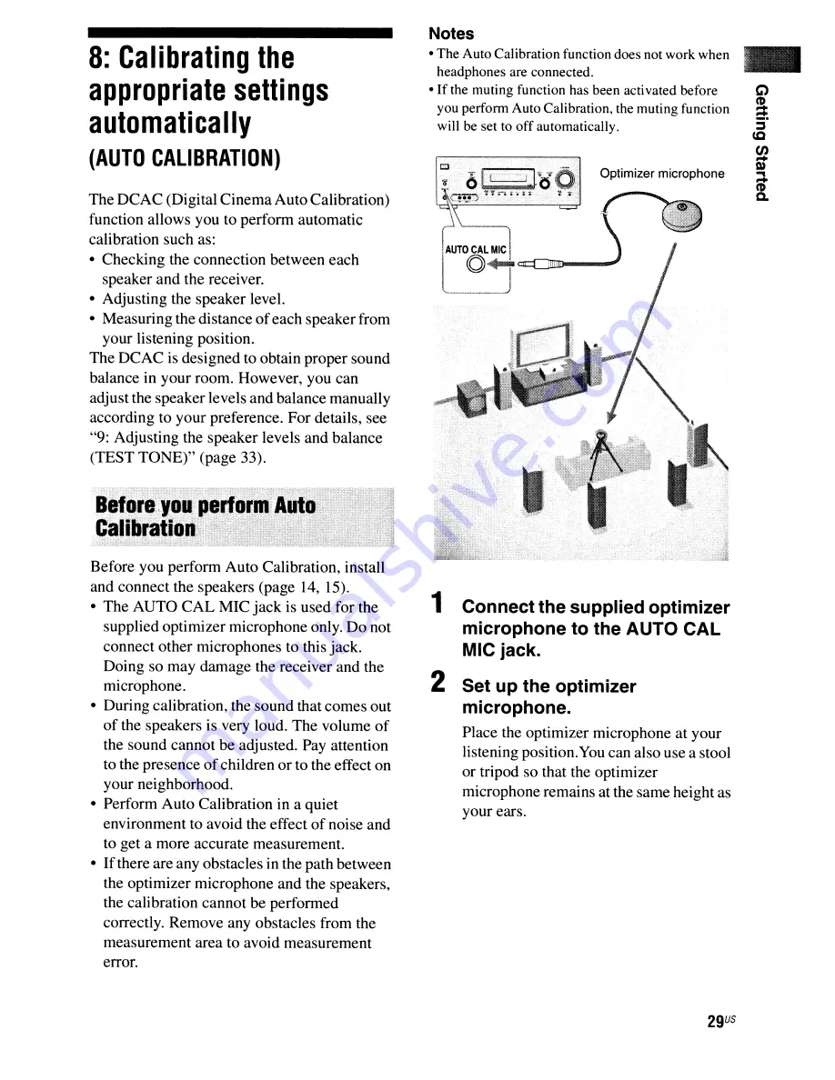 Sony STR-DG720 Operating Instructions Manual Download Page 29