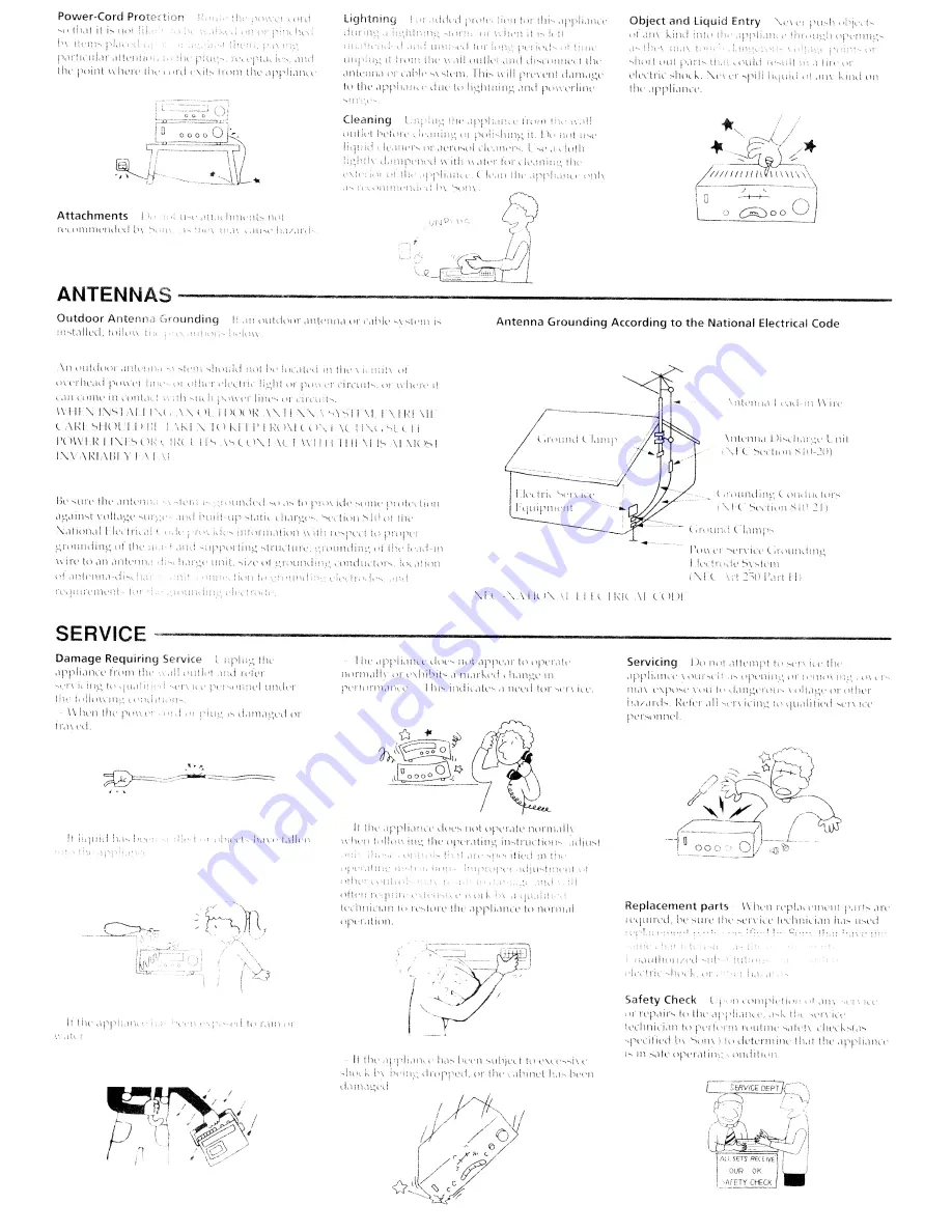 Sony STR-DG720 Operating Instructions Manual Download Page 98