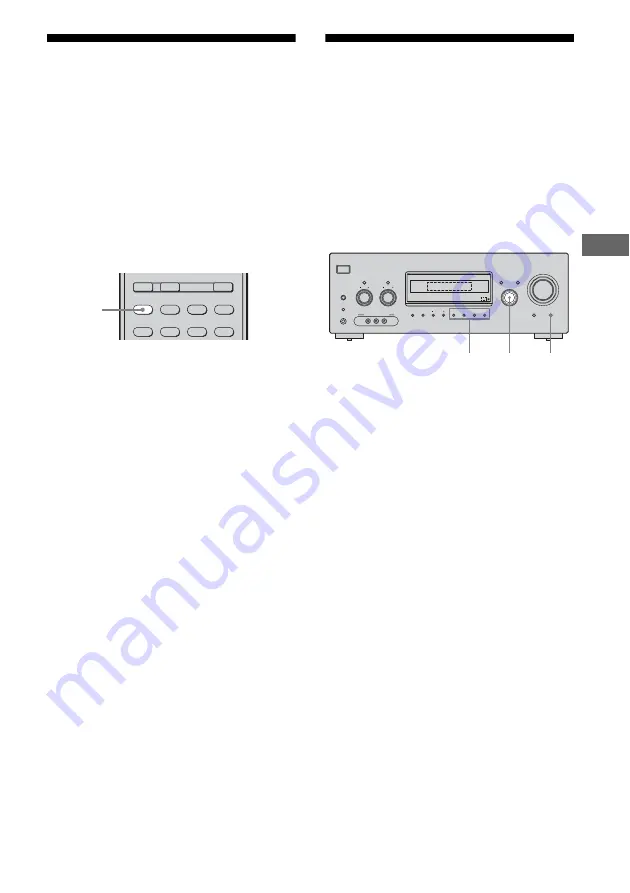 Sony STR DG810 - 6.1 Channel Home Theater Receiver Operating Instructions Manual Download Page 57