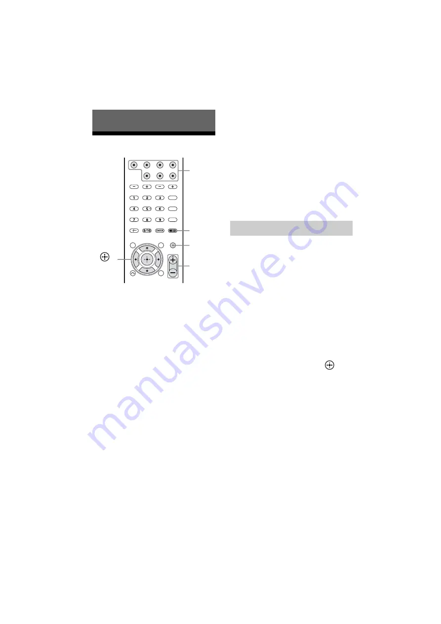 Sony STR-DH130 Operating Instructions Manual Download Page 20