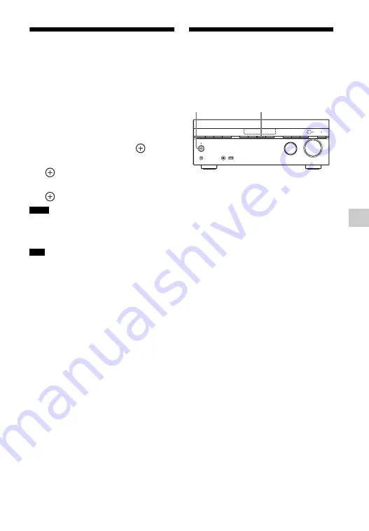 Sony STR-DH740 Operating Instructions Manual Download Page 49