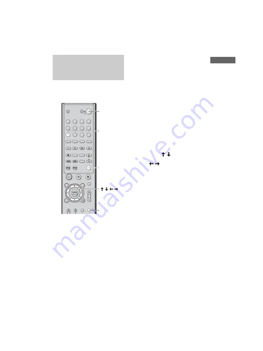 Sony STR-LV700R Operating Instructions Manual Download Page 21