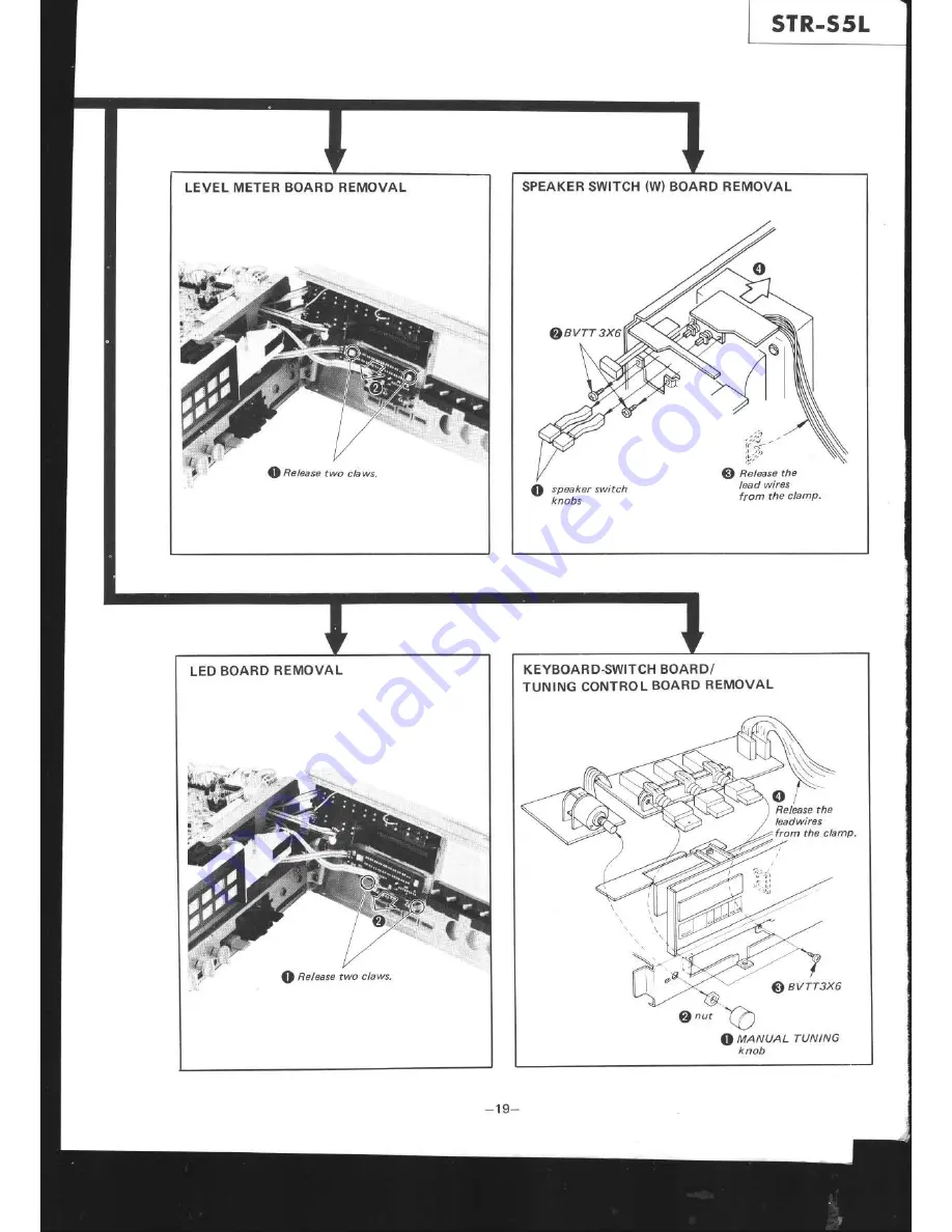 Sony STR-S5L Service Manual Download Page 19