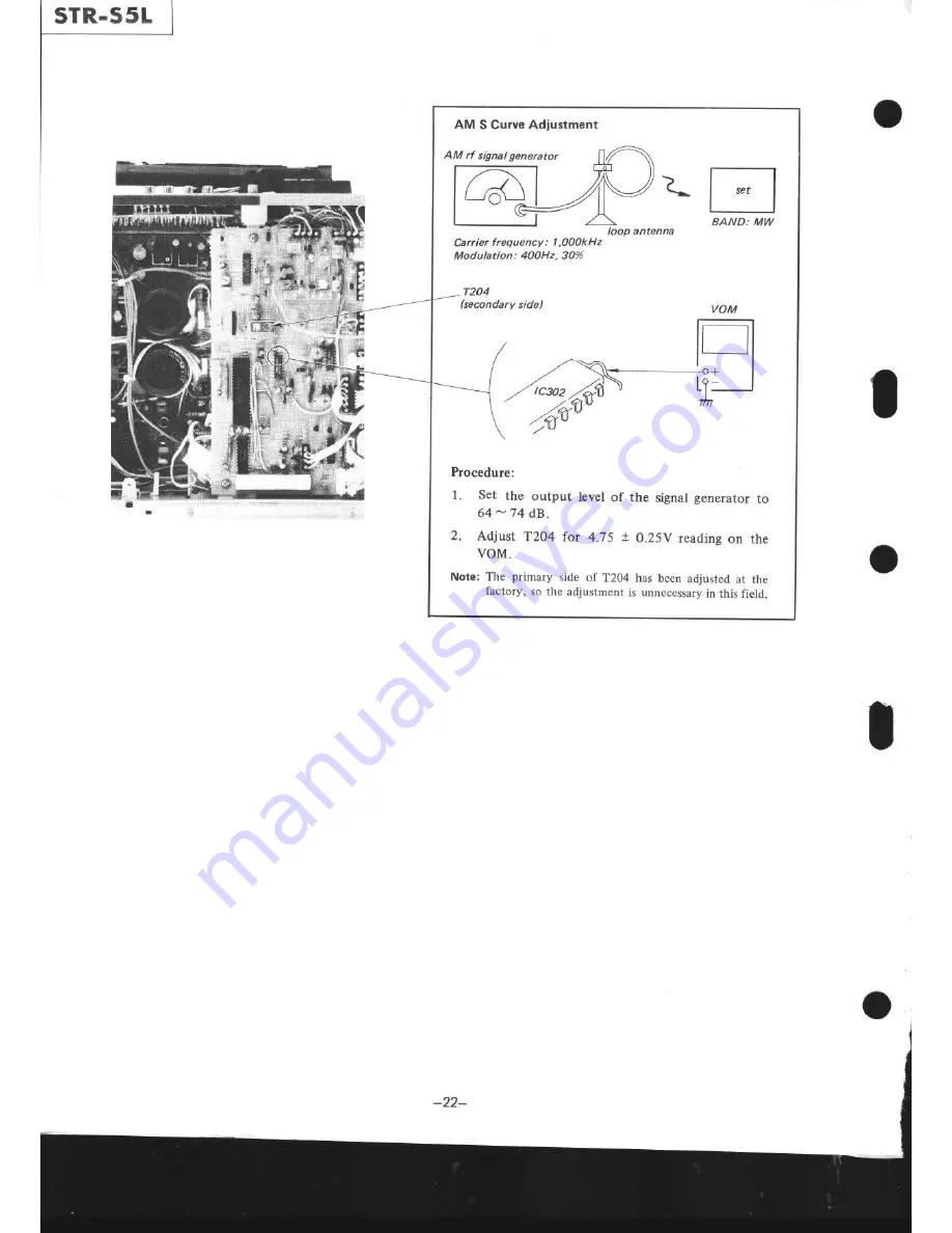 Sony STR-S5L Service Manual Download Page 22