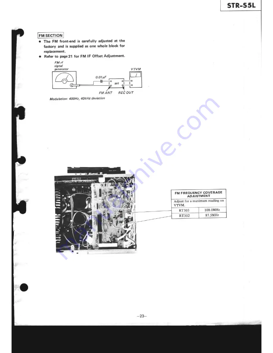 Sony STR-S5L Service Manual Download Page 23