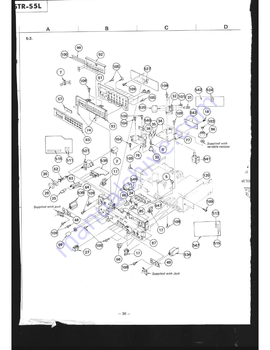 Sony STR-S5L Service Manual Download Page 40