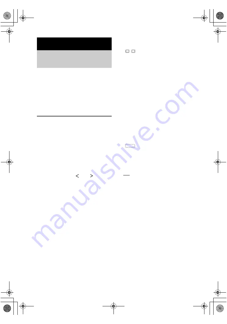 Sony STR-SL500 Operating Instructions Manual Download Page 66