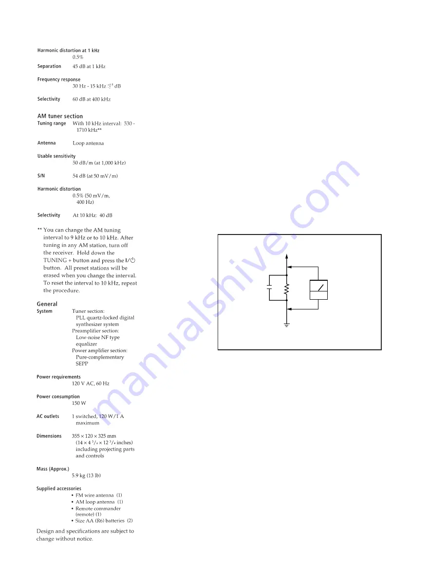 Sony STR-V200 - Fm Stereo/fm-am Receiver Service Manual Download Page 2