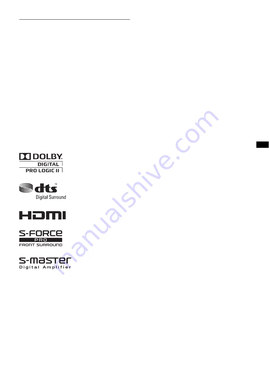 Sony SU-B401S Manual Download Page 17