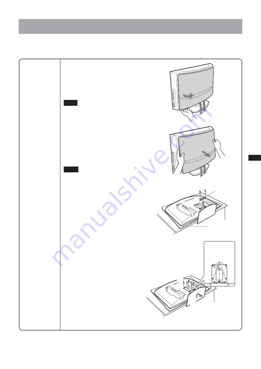 Sony SU-LW1 Instructions (SU-LW1 Wall-Mount Bracket) Скачать руководство пользователя страница 13