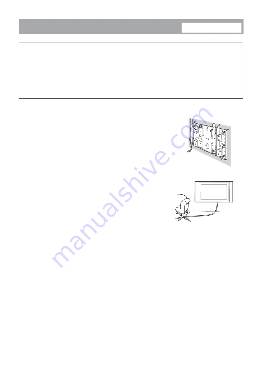 Sony SU-LW1 Instructions (SU-LW1 Wall-Mount Bracket) Скачать руководство пользователя страница 46