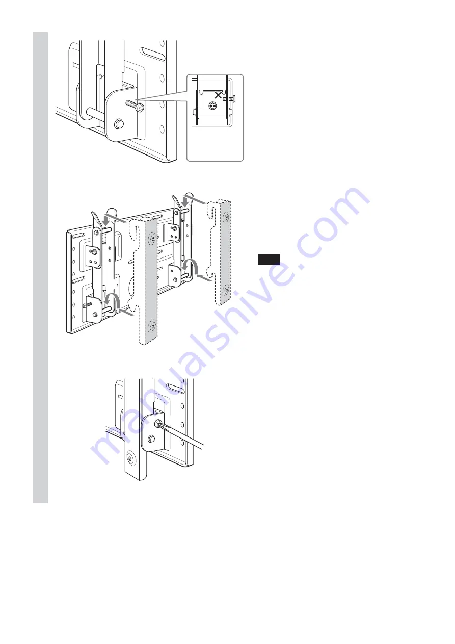 Sony SU-LW1 Instructions (SU-LW1 Wall-Mount Bracket) Instructions Manual Download Page 78