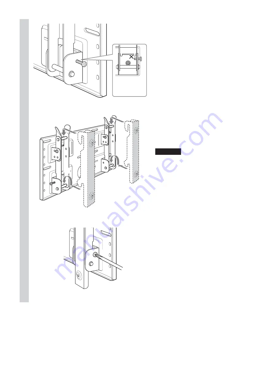 Sony SU-LW1 Instructions (SU-LW1 Wall-Mount Bracket) Скачать руководство пользователя страница 98