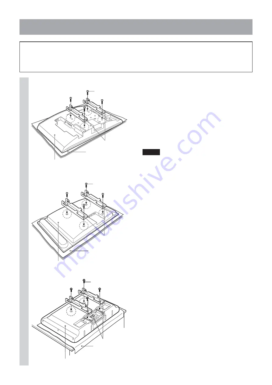 Sony SU-LW1 Instructions (SU-LW1 Wall-Mount Bracket) Instructions Manual Download Page 176