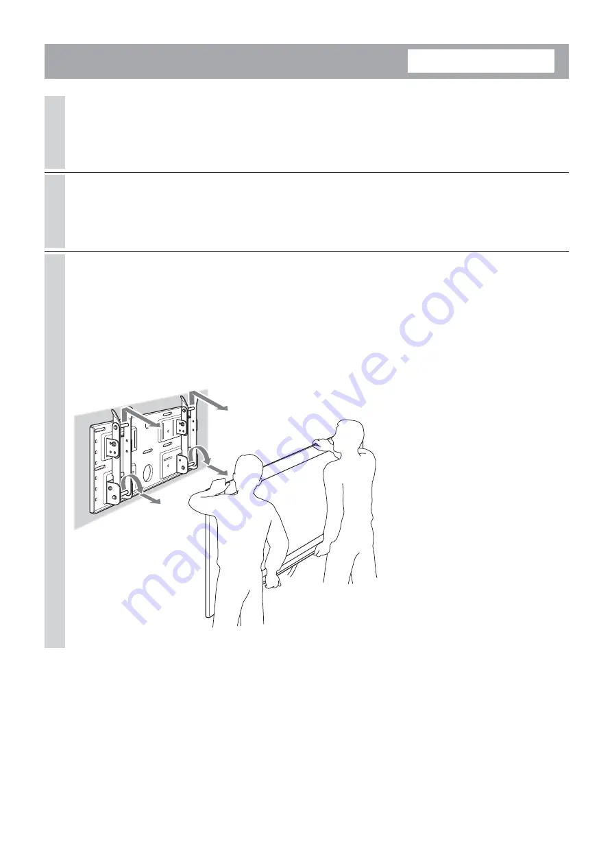 Sony SU-LW1 Instructions (SU-LW1 Wall-Mount Bracket) Скачать руководство пользователя страница 240