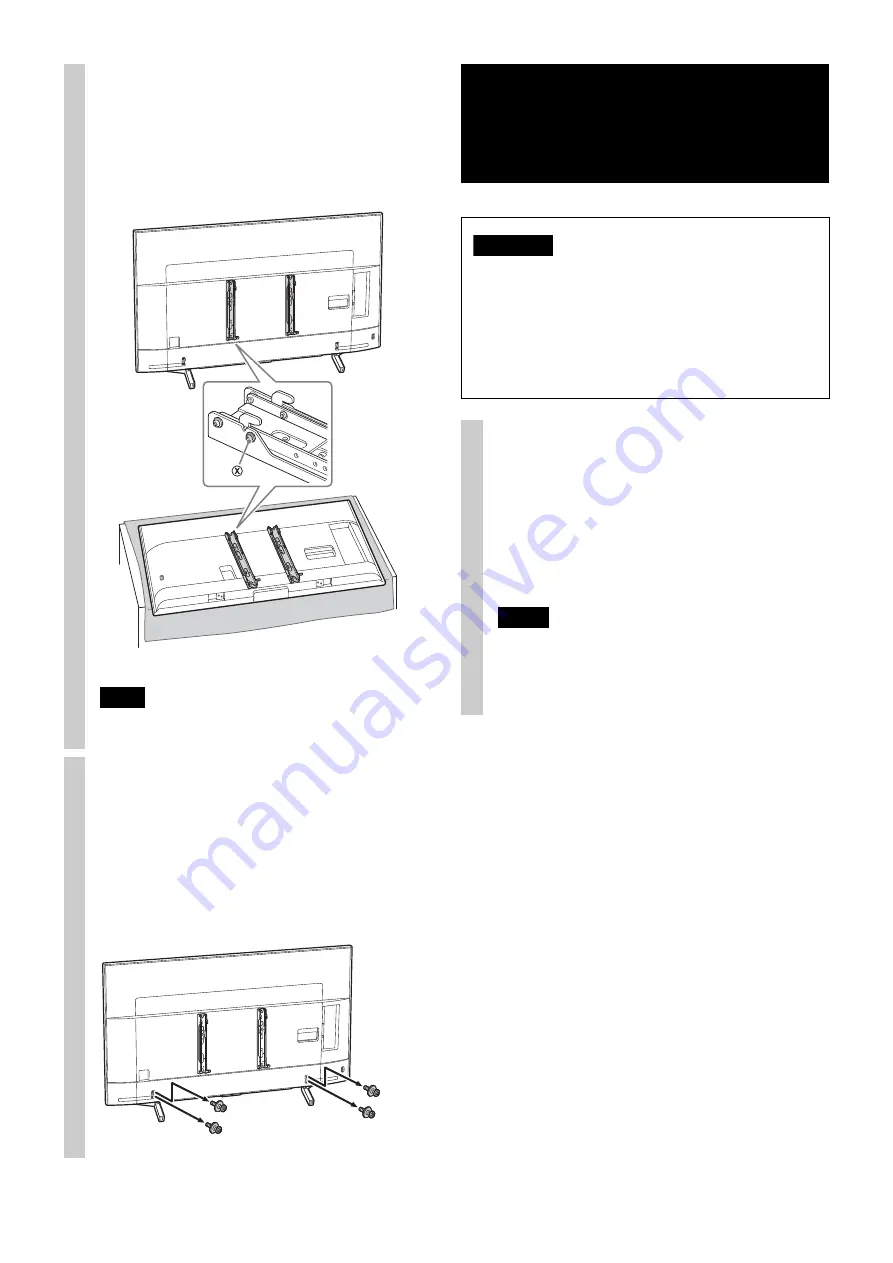 Sony SU-WL500 Instructions (SU-WL500 Wall-Mount Bracket) Installation Manual Download Page 12