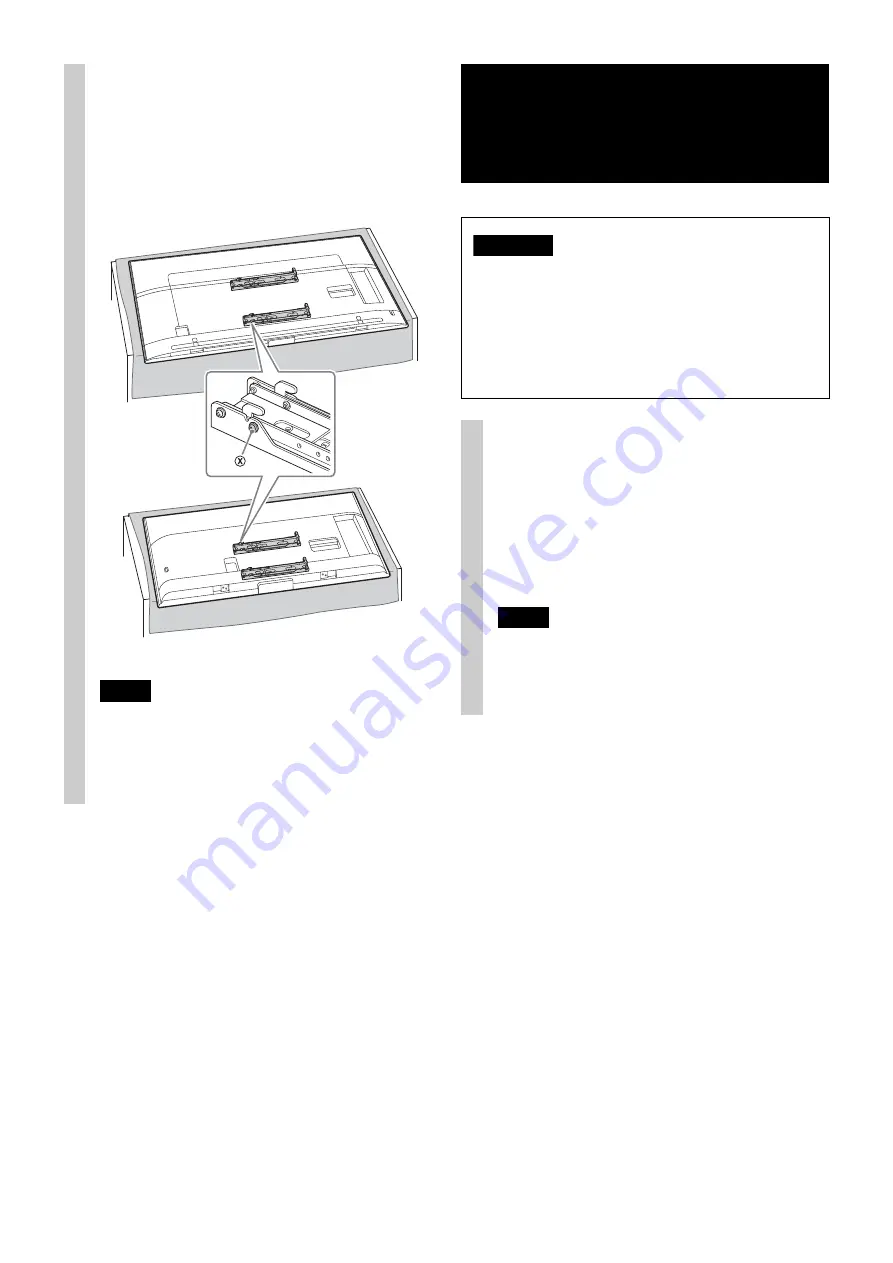 Sony SU-WL500 Instructions (SU-WL500 Wall-Mount Bracket) Installation Manual Download Page 16