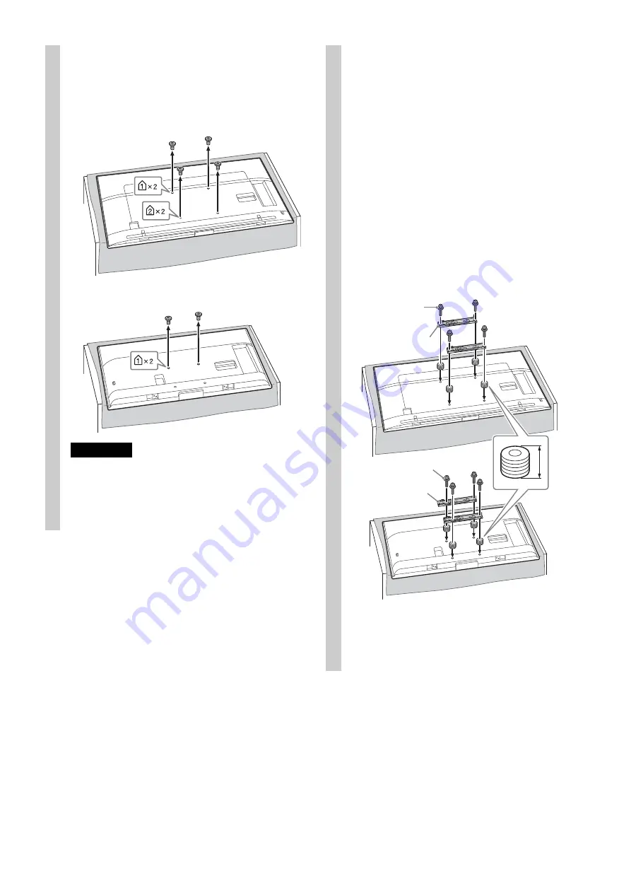 Sony SU-WL500 Instructions (SU-WL500 Wall-Mount Bracket) Installation Manual Download Page 78