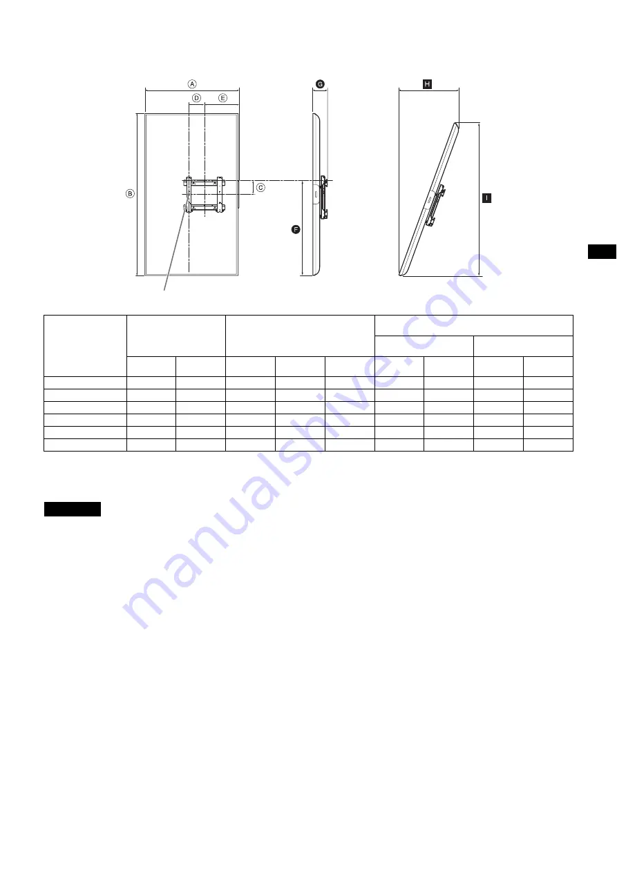 Sony SU-WL500 Instructions (SU-WL500 Wall-Mount Bracket) Installation Manual Download Page 105