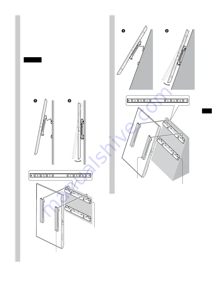 Sony SU-WL500 Instructions (SU-WL500 Wall-Mount Bracket) Installation Manual Download Page 165