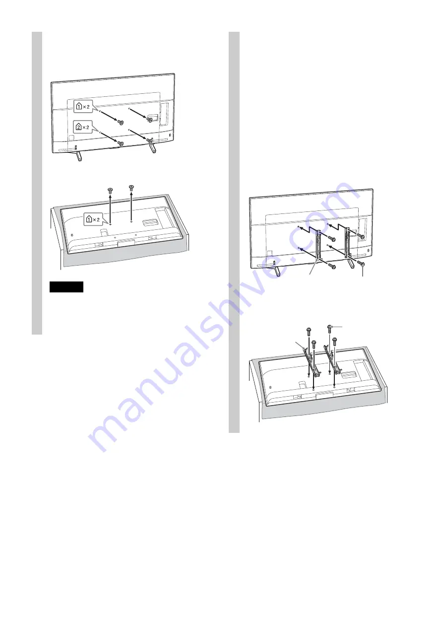 Sony SU-WL500 Instructions (SU-WL500 Wall-Mount Bracket) Installation Manual Download Page 174