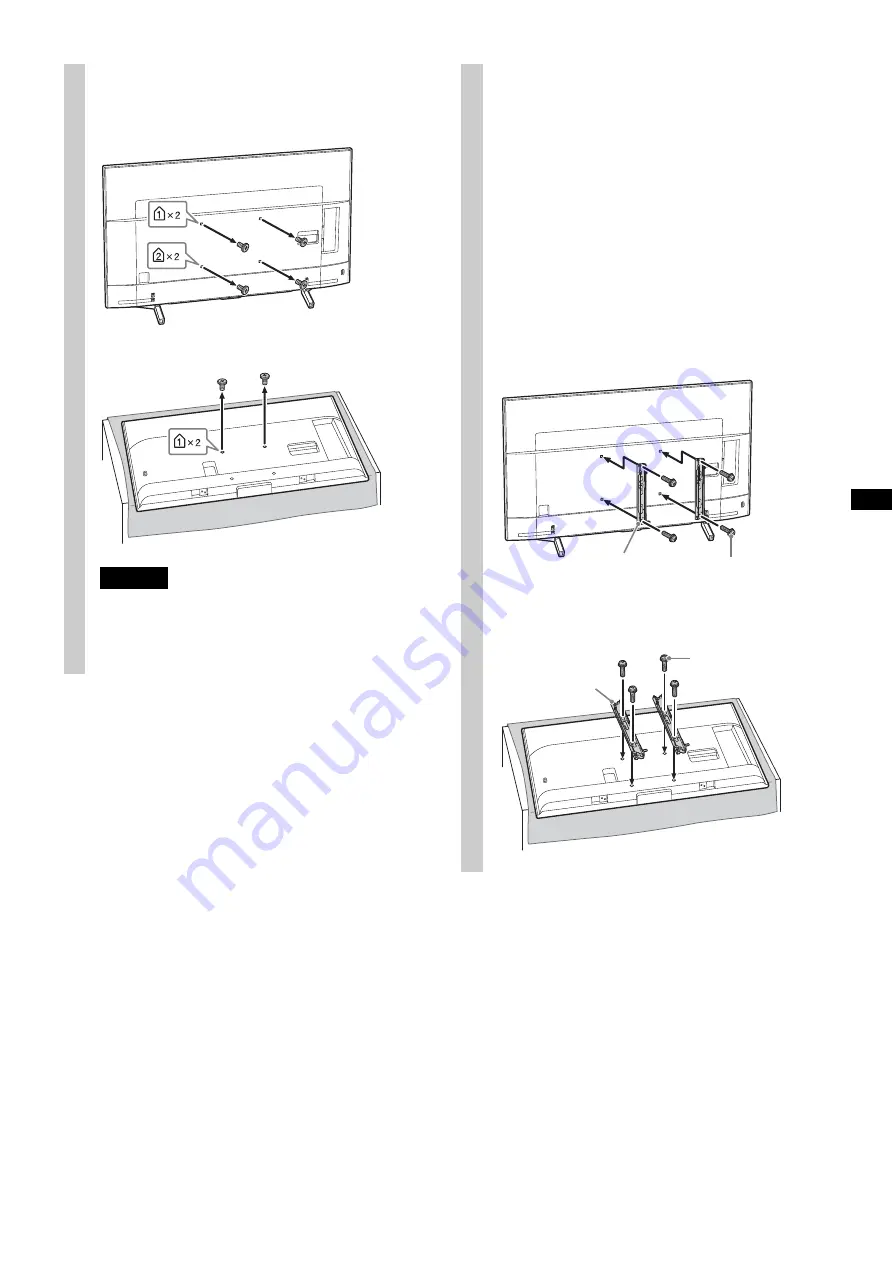 Sony SU-WL500 Instructions (SU-WL500 Wall-Mount Bracket) Installation Manual Download Page 179