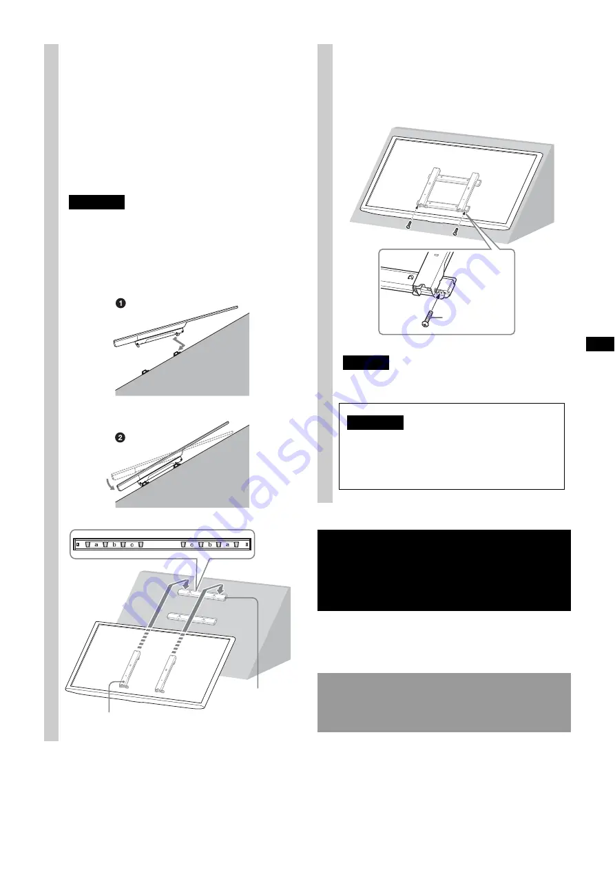 Sony SU-WL500 Instructions (SU-WL500 Wall-Mount Bracket) Installation Manual Download Page 181