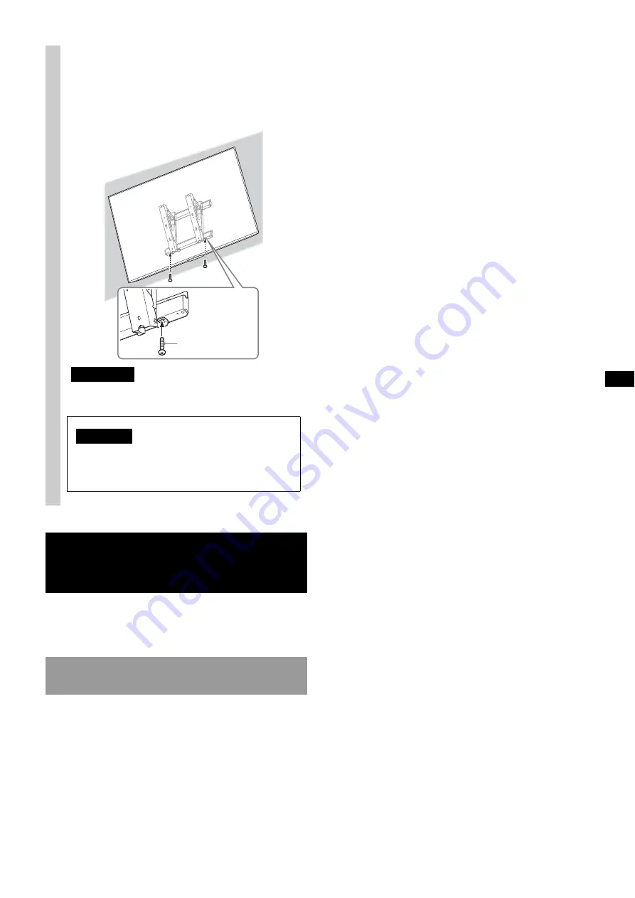 Sony SU-WL500 Instructions (SU-WL500 Wall-Mount Bracket) Installation Manual Download Page 197