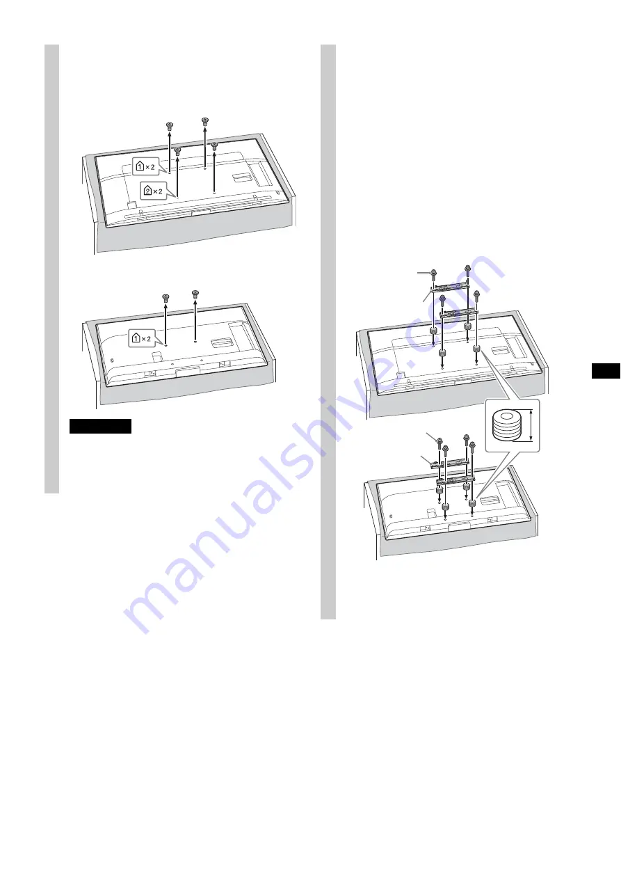 Sony SU-WL500 Instructions (SU-WL500 Wall-Mount Bracket) Installation Manual Download Page 203