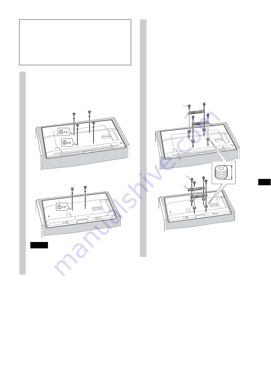 Sony SU-WL500 Instructions (SU-WL500 Wall-Mount Bracket) Installation Manual Download Page 243