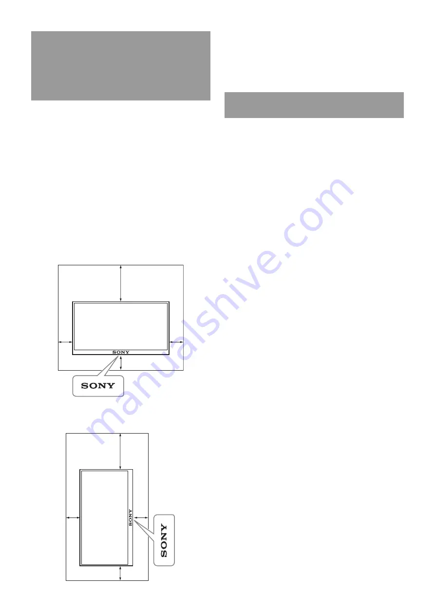 Sony SU-WL500 Instructions (SU-WL500 Wall-Mount Bracket) Installation Manual Download Page 292