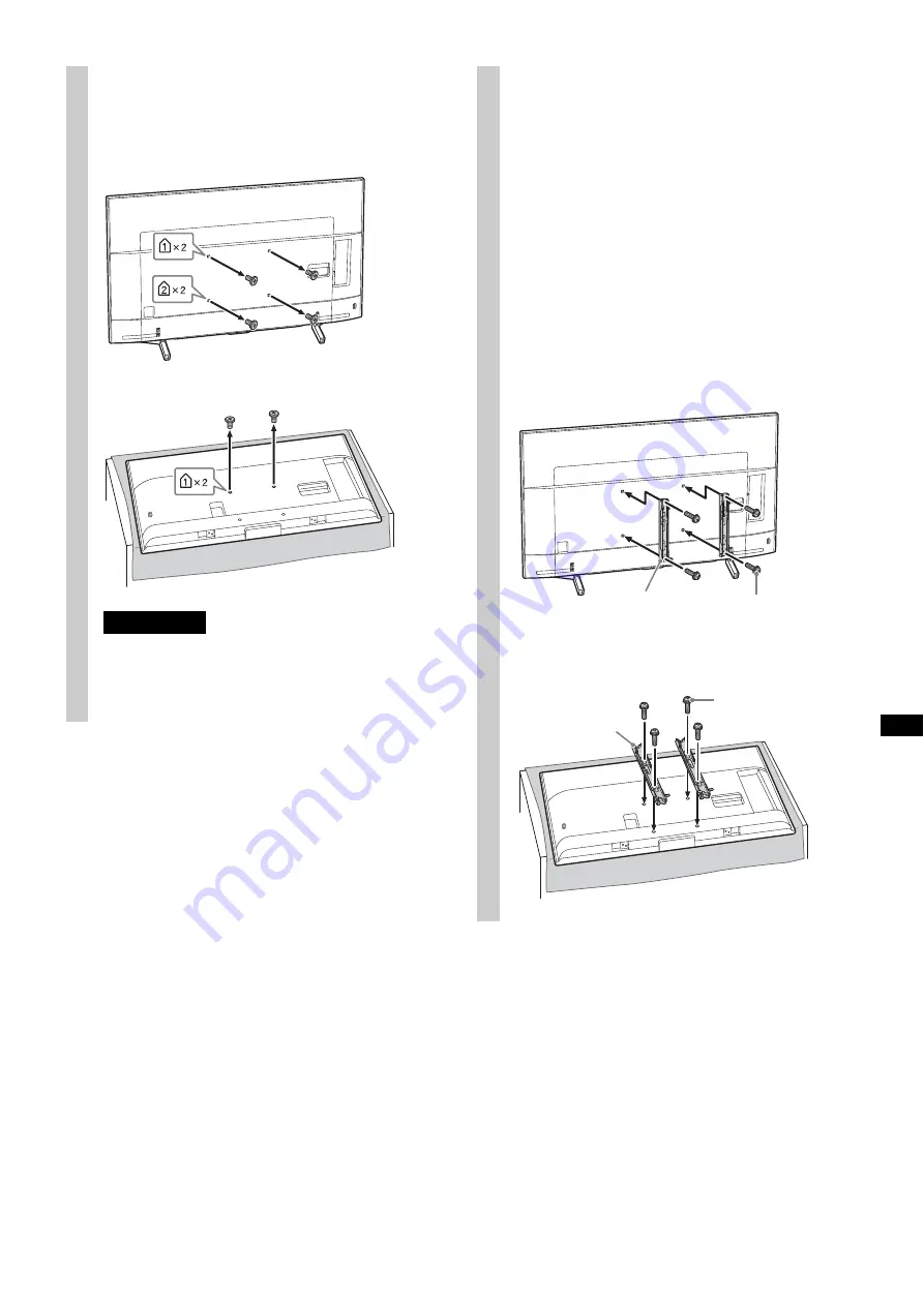 Sony SU-WL500 Instructions (SU-WL500 Wall-Mount Bracket) Installation Manual Download Page 299