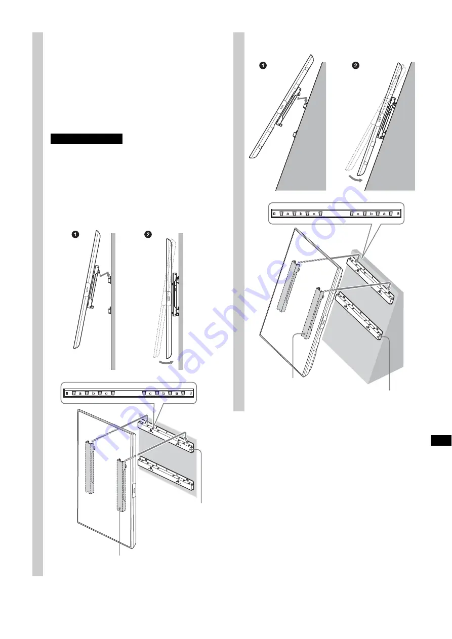 Sony SU-WL500 Instructions (SU-WL500 Wall-Mount Bracket) Installation Manual Download Page 409