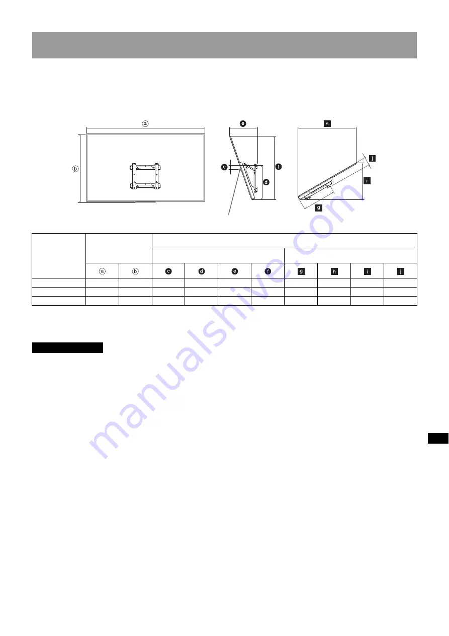 Sony SU-WL500 Instructions (SU-WL500 Wall-Mount Bracket) Installation Manual Download Page 411