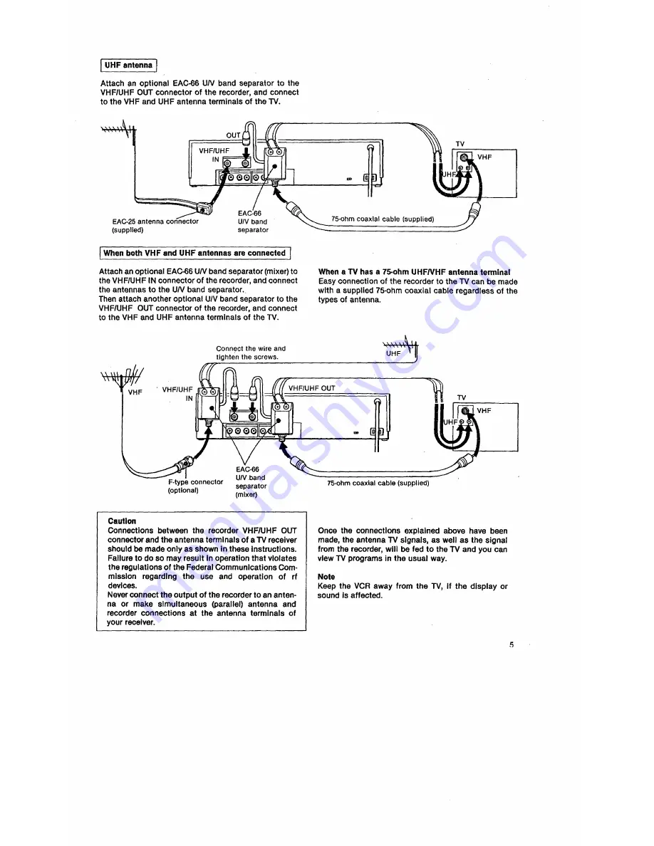 Sony Super Beta Hi-Fi SL-HF400 Operating Instructions Manual Download Page 4