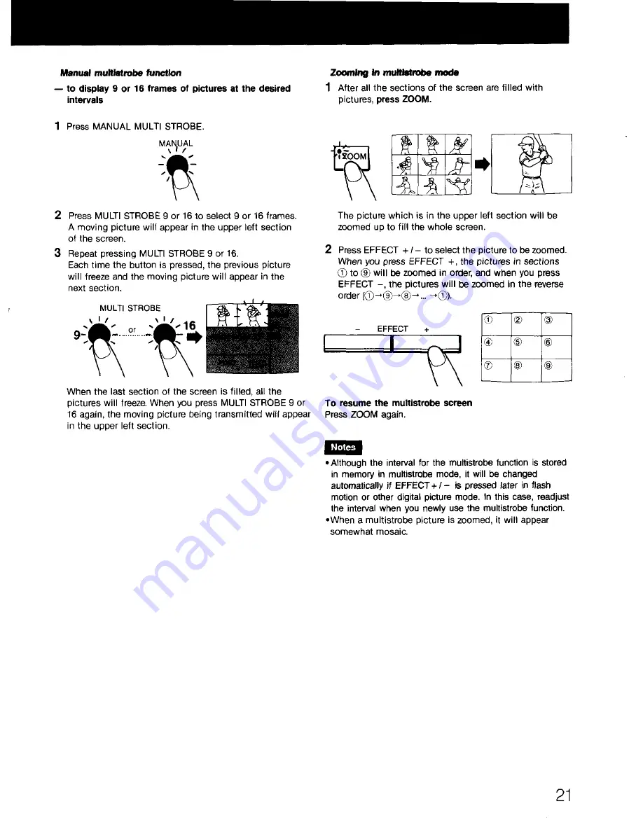 Sony Super Beta Hi-Fi SL-HF870D Operating Instructions Manual Download Page 21