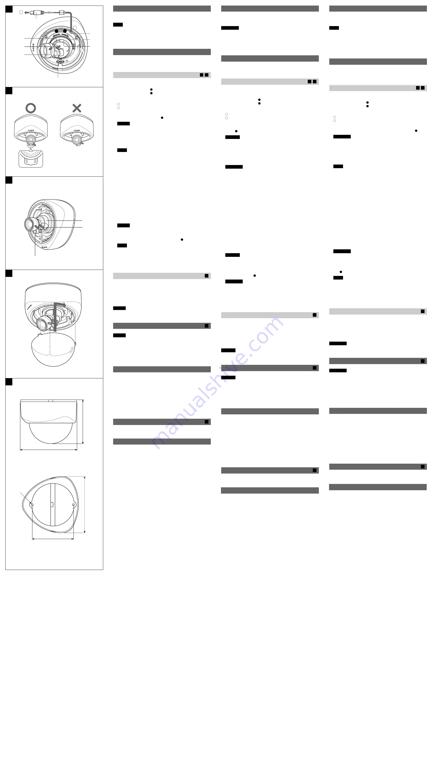 Sony Super HAD CCD SSC-CD33V Operating Instructions Download Page 2