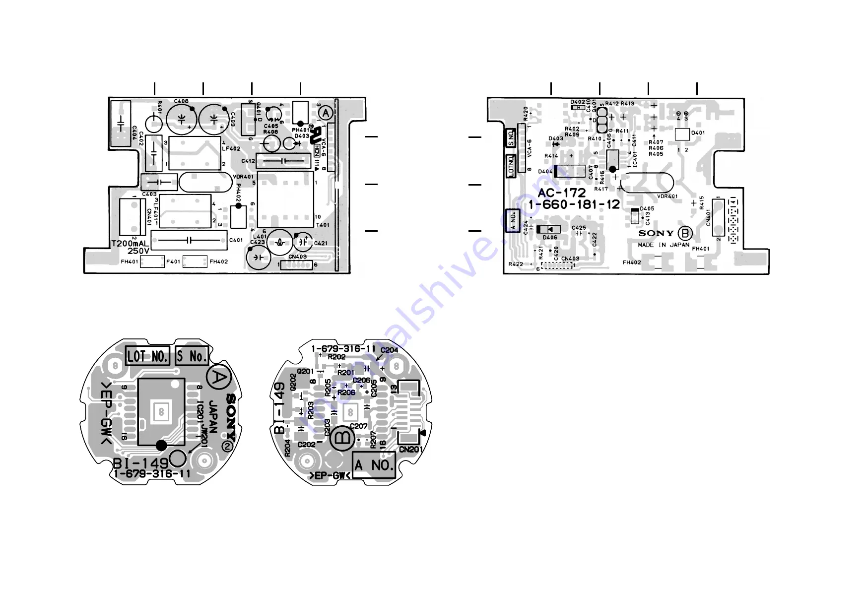 Sony Super HAD CCD SSC-DC132P Service Manual Download Page 57