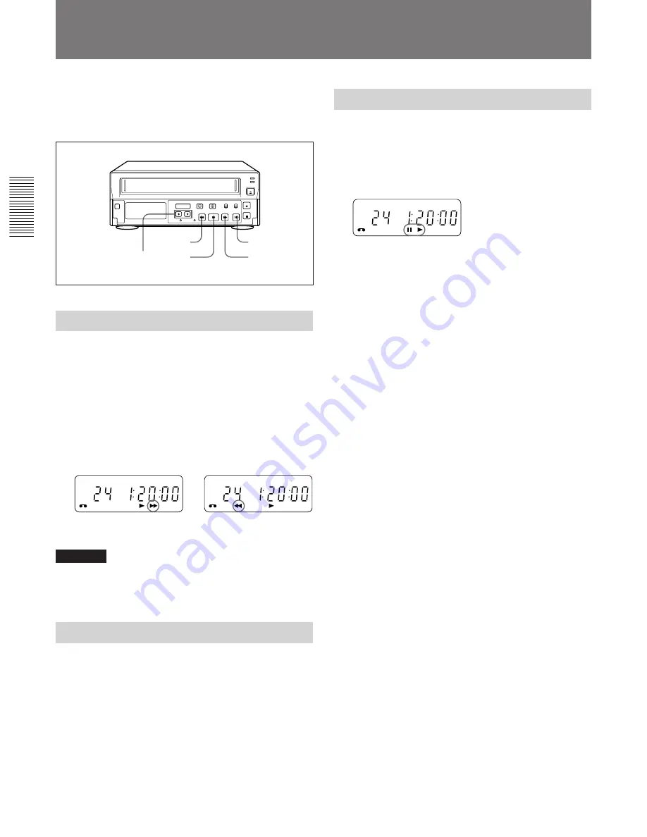 Sony SVT-124 Operating Instructions Manual Download Page 63