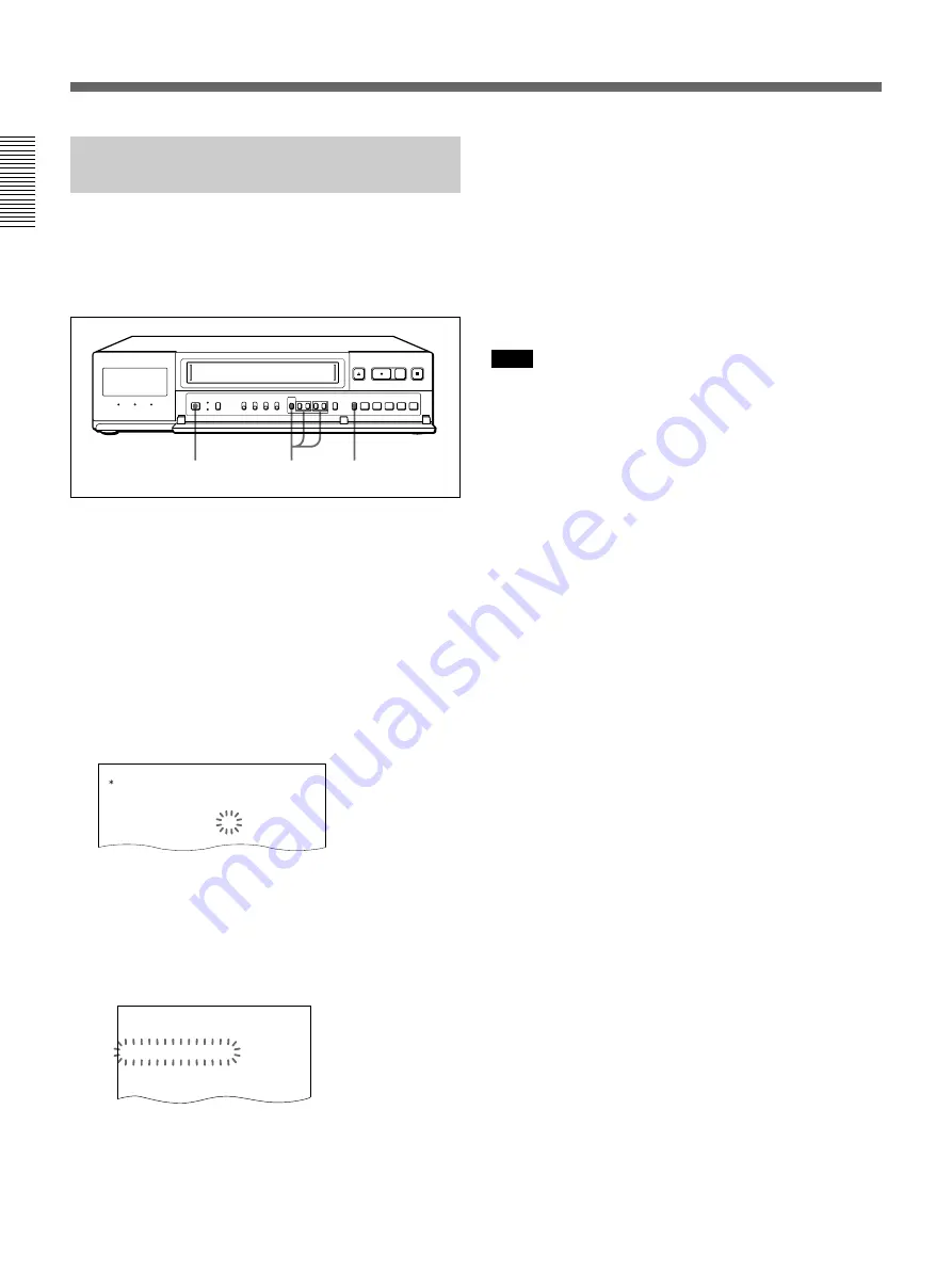 Sony SVT-40E Operating Instructions Manual Download Page 26