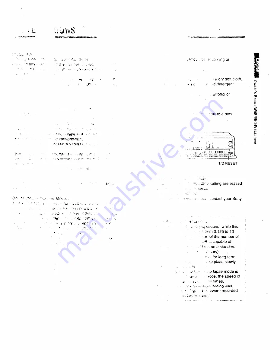 Sony SVT-5000 Operating Instructions Manual Download Page 3