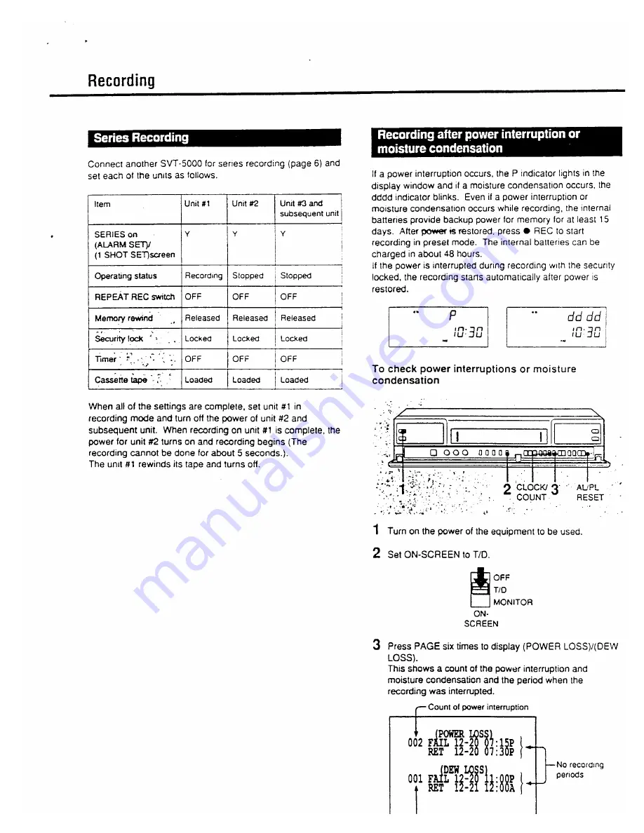 Sony SVT-5000 Operating Instructions Manual Download Page 14