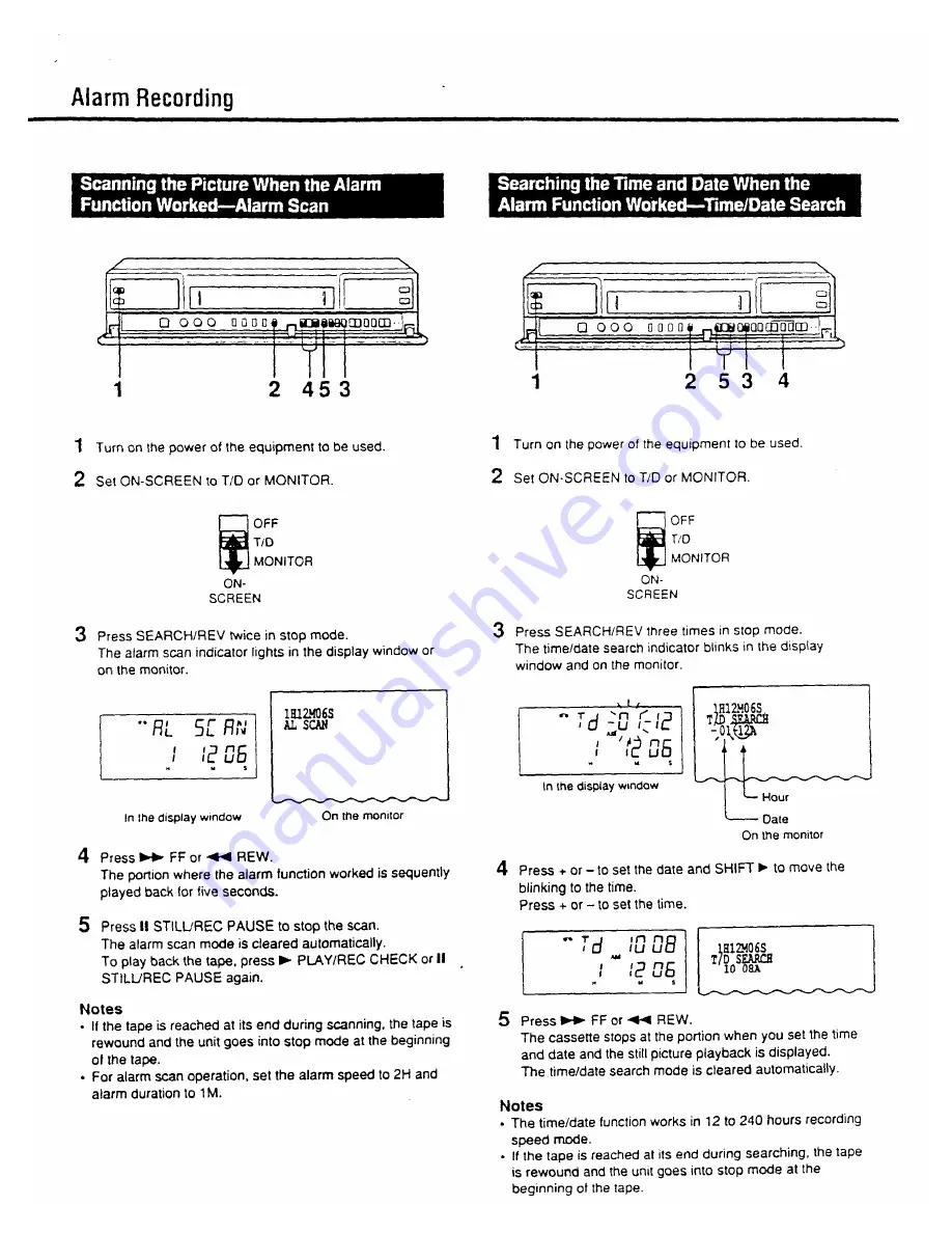 Sony SVT-5000 Operating Instructions Manual Download Page 24