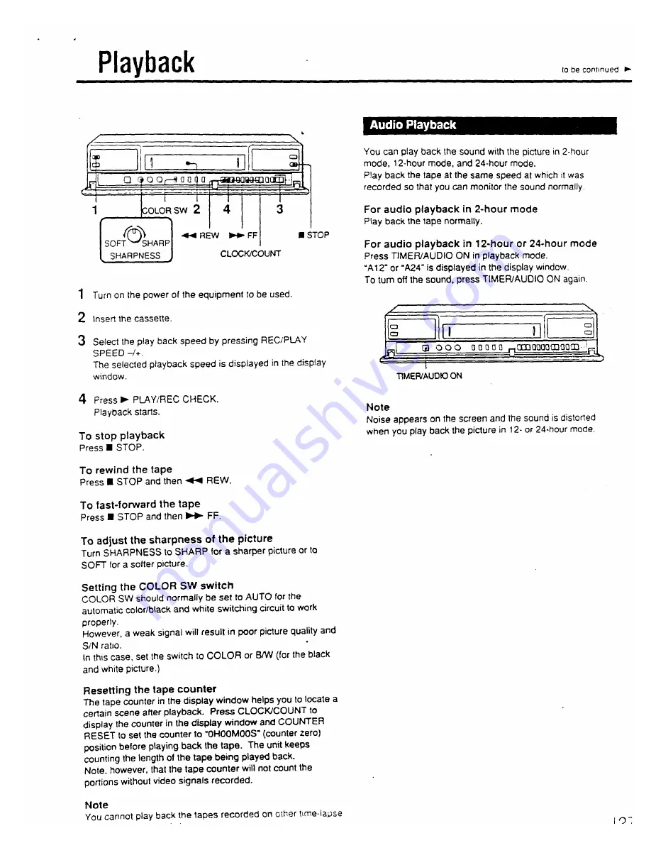 Sony SVT-5000 Operating Instructions Manual Download Page 27