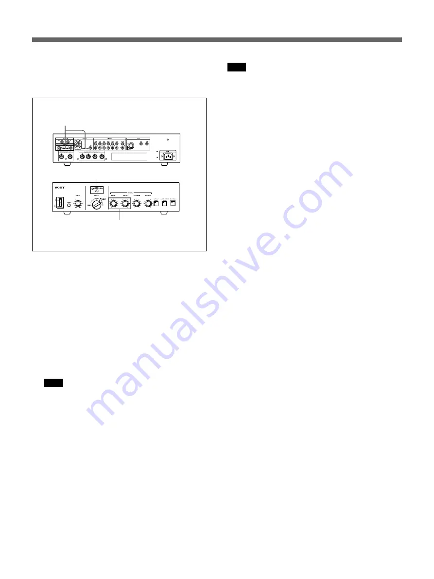 Sony SX-C700A Operating Instructions Manual Download Page 19