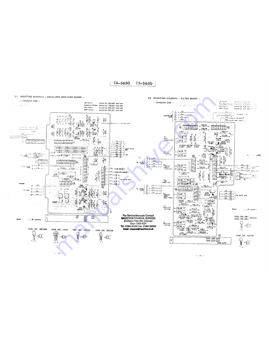 Sony TA-5650 Service Manual Download Page 8