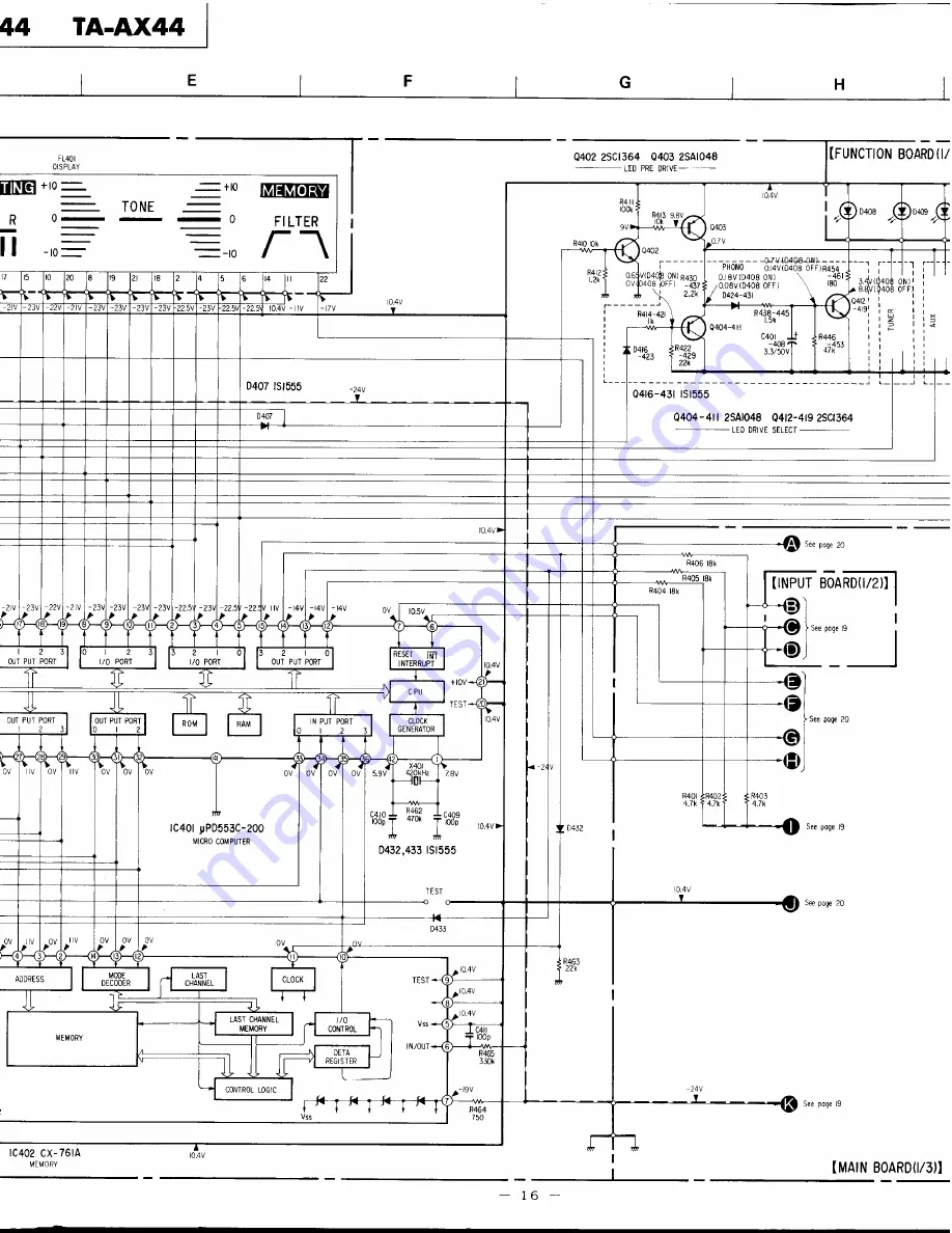 Sony ta-ax44 Service Manual Download Page 16