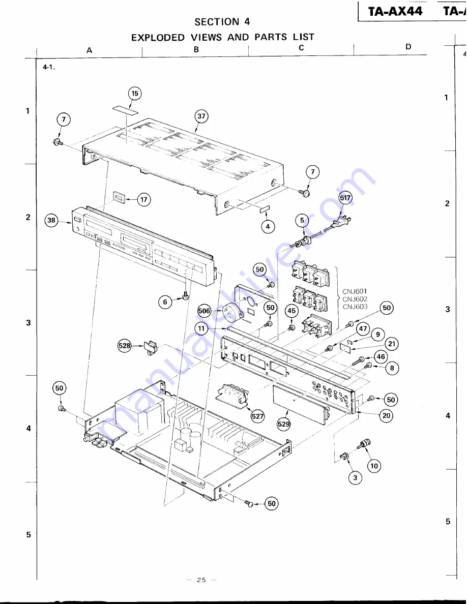 Sony ta-ax44 Service Manual Download Page 27