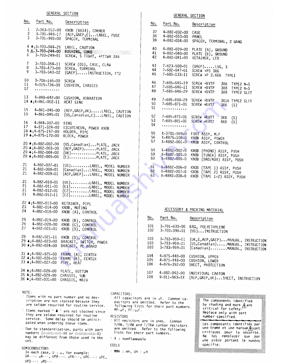 Sony ta-ax44 Service Manual Download Page 30